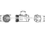 Prasco FDAK267 - Compressore Aria Condizionata Oe 1067110 Per Galaxy (Wgr), Golf Iii (1H), Passat (35I), Sharan (7M), Vento (1H)