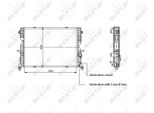 Nrf 509729 - Oe PCC000640 Radiatore, Raffreddamento Motore Per Discovery Ii (L318)