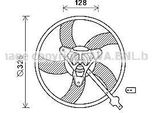 Prasco SA7024 - Ventola Radiatore Oe 6Q0959455AF Per Cordoba (6L), Ibiza (6L), Ibiza (6J, 6P), Toledo Iv (KG3), Fabia I (6Y), Fabia Ii (54), Rapid (Nh), Roomster (5J), Polo (9N), Polo (6C, 6R)