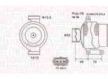 Magneti Marelli 063731635010 - Alternatore Per Mondeo Iii