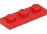 Piastra Lego® 1X3 3623 - 50 Pezzi Rosso