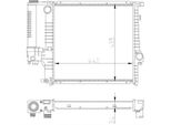 Nrf 53849A - Oe 17101247145 KüHler, MotorküHlung Per Z3 (E36), 3Er (E36)