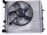 Nissens 64103 Radiatore Motore Oe 6Q0121201BT Compatibile Con Polo 6R, Polo 9N, Fox, Roomster, Rapid, Fabia, Toledo, Ibiza, Cordoba