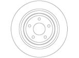 Trw DF6872 - Disco Freno Oe 1936154 Per Focus Iii, Focus Iv, Kuga Iii