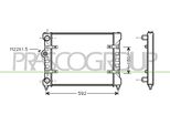 Prasco ST001R007 - Oe 6K0121253K Radiatore, Raffreddamento Motore Per Arosa (6H), Cordoba (6K), Ibiza (6K), Inca (6K), Caddy Ii (9K), Polo (6N), Polo (6V)