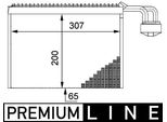 Mahle Ae 63 000P - Oe 0394787 Evaporatore, Impianto Di Climatizzazione Per Serie 7 (E65)