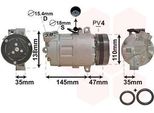 Van Wezel Compressore Aria Condizionata 0600K395 Per Bmw 3 Berlina (E46) 3 Touring (E46)