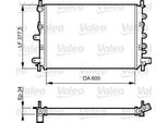 Valeo 730856 - Oe 1664633 Radiatore, Raffreddamento Motore Per Escort Vi, Escort Vii, Orion Iii (Gal), Escort V