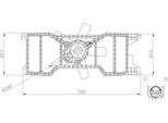 Nrf 47944 - Ventola Radiatore Oe 1145420 Per Fusion, Fiesta V