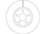 Trw DF6810S - Oe 1877785 Disco Freno Per Galaxy (Ck), S-Max (Cj, WA6)