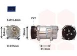 Van Wezel 1800K267 - Compressore Aria Condizionata Oe 1067110 Per Galaxy (Wgr), Sharan (7M), Golf Iii (1H)