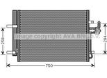 Prasco FDA5428D - Condensatore Aria Condizionata Oe 1457675 Con Essiccatore Per Mondeo Iv