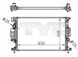 Tyc 710-0060 - Radiatore Oe 2069561, Raffreddamento Motore Per Mondeo V, S-Max (Cj, WA6), Galaxy (Ck)