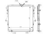 Nrf 59261 - Oe 1726085 Radiatore, Raffreddamento Motore Per Ranger (Tke)