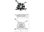 Tyc 810-0041 - Ventola Radiatore Oe 1525891 Per B-Max, Fiesta Vi