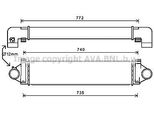 Prasco AUA4218 - Intercooler Oe 1692163 Per Galaxy (WA6), Mondeo Iv, S-Max (WA6), Freelander 2 (L359), Range Rover Evoque (L538), S80 Ii (124), V40 (525, 526), V70 Iii (135), XC60 (156), XC70 Ii (136)