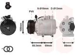 Van Wezel 1800K174 - Compressore Aria Condizionata Oe 1S7H19D629DC Per Mondeo Iii