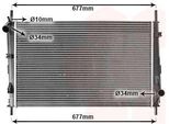 Van Wezel 18002335 - Oe 1124902 Radiatore, Raffreddamento Motore Per Mondeo Iii