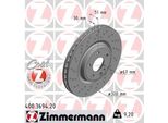 Zimmermann 400.3694.20 - Disco Freno Per Classe A (W176), Classe B (W246), Cla (C117), Cla (X117), Classe Gla (X156)