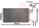 Van Wezel 18005367 - Condensatore Aria Condizionata Oe 1234248 Per Focus C-Max (DM2), C-Max, Focus Ii