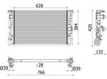 Mahle Cr 2696 000P - Oe 17118472247 Radiatore, Raffreddamento Motore Per Serie 7 (G11, G12), Serie 8 (F91, G14), Serie 8 (F92, G15), Serie 8 (F93, G16), Serie 5 (G31), Serie 6 Gt (G32), Serie 5 (F90, G30)