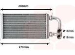 Van Wezel 06006173 - Oe 64118373785 Scambiatore Di Calore, Riscaldatore Per Serie 3 (E36)