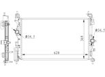Nrf 59272 - Oe 1300361 Radiatore, Raffreddamento Motore Per Adam, Corsa E (X15)