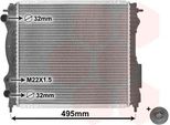 Van Wezel 43002129 - Oe 7700806575 Radiatore, Raffreddamento Motore Per Clio I, Rapid