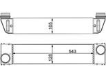 Mahle Ci 193 000S - Intercooler Oe 17517791909 Per Serie 7 (E65), Serie 5 (E60), Serie 5 (E61), Serie 6 (E63), Serie 6 (E64)