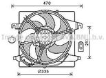 Prasco FD7567 - Ventola Radiatore Oe 1230811 Per Ka (Rb), Street Ka (RL2)
