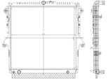 Nrf 560001 - Oe 1726084 Radiatore, Raffreddamento Motore Per Ranger (Tke)