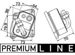 Mahle Clc 107 000P - Radiatore Olio Oe 11427508967 Per Serie 1 (E81), Serie 1 (E87), Serie 1 (E88), Serie 1 (E82), Serie 3 (E46), Serie 3 (E90), Serie 3 (E93), Serie 3 (E92), Serie 3 (E91), Serie 5 (E60), Serie 5 (E61), X1 (E84), X3 (E83), Z4 (E85)