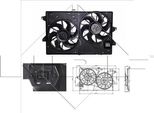 Nrf 47003 - Ventola Radiatore Oe 1117753 Per Mondeo Iii