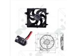 Nrf 47019 - Ventola Radiatore Oe 1217196 Per Ka (Rb), Street Ka (RL2)