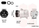 Van Wezel 4300K440 Condizionatore Compressore Climatizzatore Per Opel Movano Furgone (X70) Movano Bus (X70) Movano Pianale / Telaio (X70) Per Renault