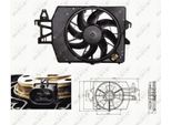 Nrf 47682 - Ventola Radiatore Oe 1011626 Per Escort Vi, Escort Vii