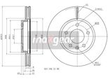 Maxgear 19-2332 - Oe 13502051 Bremsscheibe, Vorderachse FüR Cruze (J300), Cruze (J305), Cruze (J308), Orlando (J309), Ampera (R12), Astra J, Insignia B (Z18), Zafira Tourer C