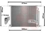 Van Wezel 81005139 - Oe 94838818 Condensatore Aria Condizionata Con Essiccatore Per Aveo (T250, T255)