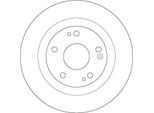 Trw DF6705 - Disco Freno Oe 42510 Tgn G00 Per Civic X