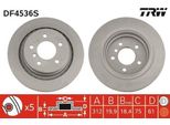 Trw DF4536S - Disco Freno Oe 2 227 178 Per Serie 3 (E36), Z3 (E36)