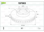 Valeo 197083 - Oe 34 11 3 400 151 Disco Freno, Asse Anteriore Per X3 (E83)