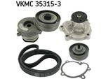 Skf Vkmc 35315-3 - Oe 044 260 849 B Pompa Dell'acqua + Cuscinetto Per Meriva (X03), Corsa C (X01), Combo Tour, Combo, Astra G