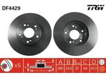 Trw DF4429 - Oe 45251 Sea E00 Disco Freno Per Accord Vii