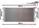 Van Wezel Condensatore Aria Condizionata Per Chevrolet Captiva Opel Antara