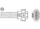 Ngk 1525 - Sonda Lambda Oe 55 352 895 Per Vectra C (Z02), Signum (Z03)