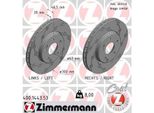 Zimmermann 400.1443.53 - Disco Freno Per Crossfire, Classe C (W203), Classe C (CL203), Classe C (S203), Classe Clc (CL203), Clk (C209), Clk (A208), Clk (A209), Classe E (W210), Classe E (S210), Slk (R170), Slk (R171)