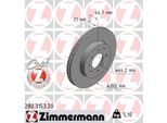 Zimmermann 280.3153.20 - Disco Freno Per Civic Vi, Civic Vii, Crx Iii (Eg, Eh), Insight (Ze), Jazz Iii, Jazz Iv (Gk), Civic V