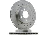 Ridex 82B1281 - Oe 3410 1 166 071 Disco Freno, Asse Anteriore Per Serie 3 (E46), Z4 (E86), Z4 (E85)