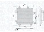 Magneti Marelli 350203753000 - Condensatore Aria Condizionata Oe 6455EE Con Essiccatore Per C1 (Pm, Pn), Aygo (B4), Aygo (B1)