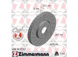 Zimmermann 400.3673.52 - Disco Freno Per Crossfire, Clk (A208), Classe E (W210), Slk (R170)